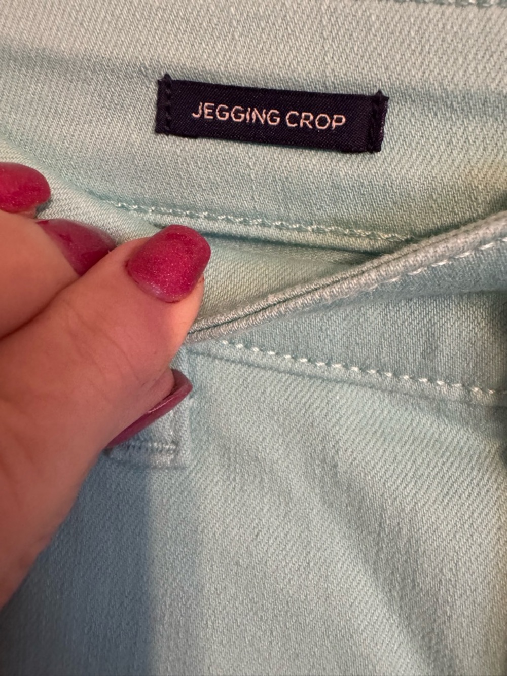Talbots Aqua Crop Jegging Jeans SIZE: 6 PETITE #10 - Picture 6 of 8